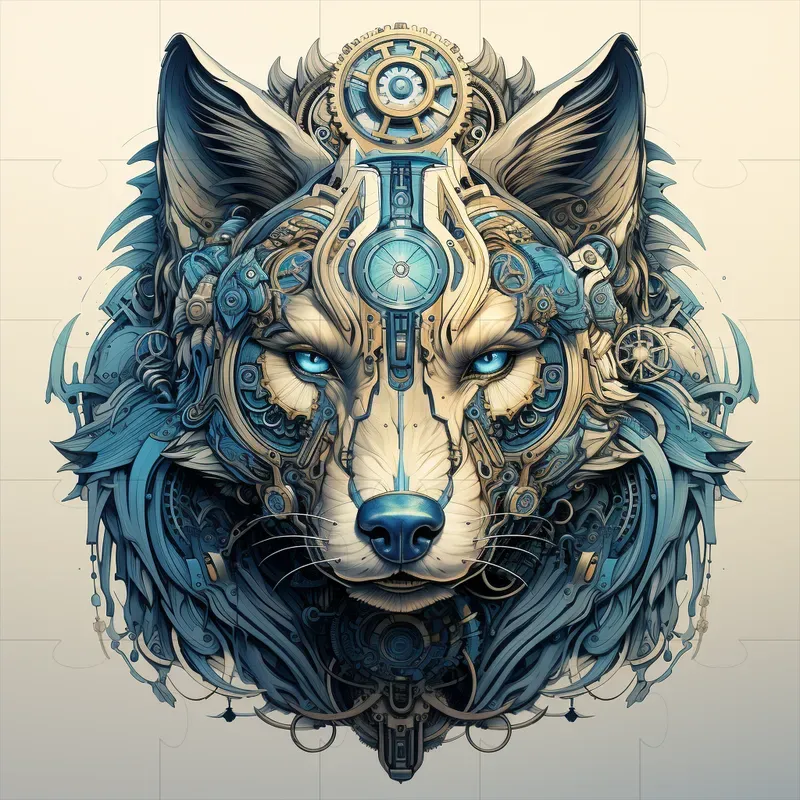 Steampunk Robotic Animal Vector Series