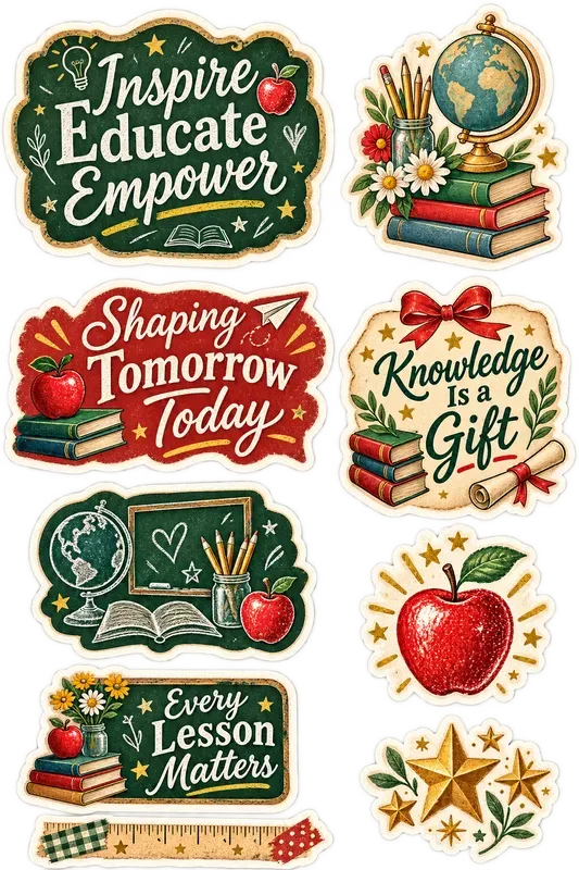 World Teachers Day Quote Stickers Png