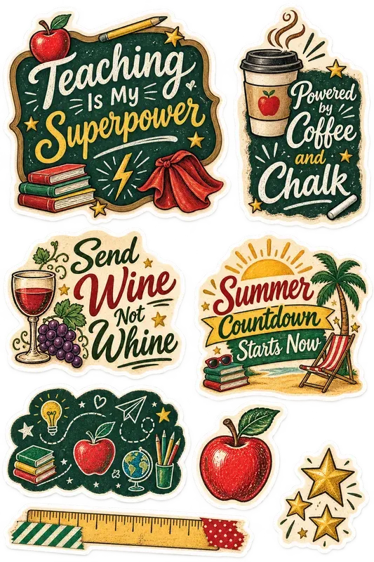 World Teachers Day Quote Stickers Png