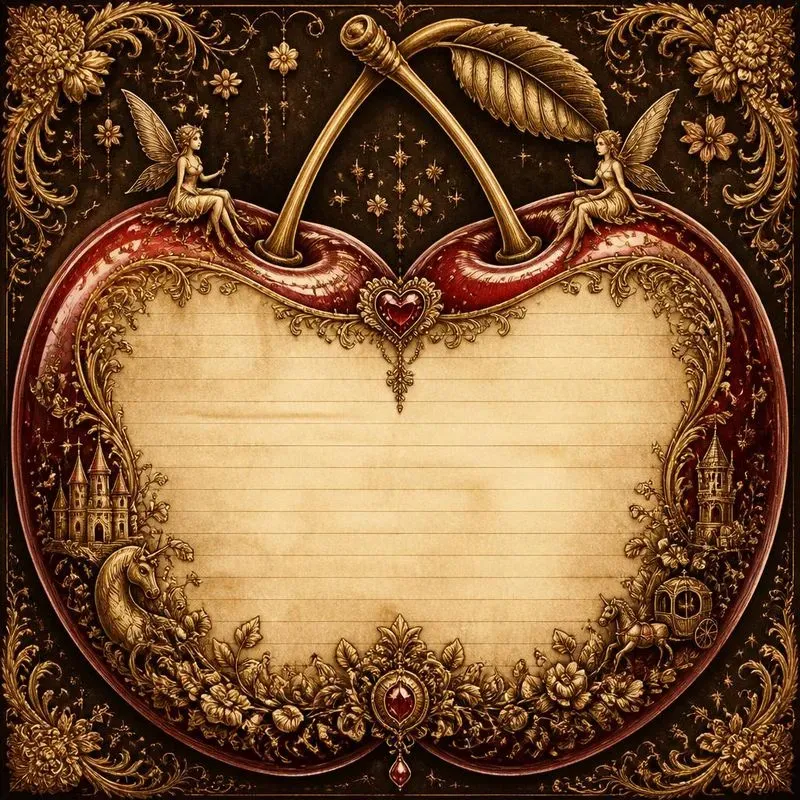 Enchanted Fruit Tale Journal Pages