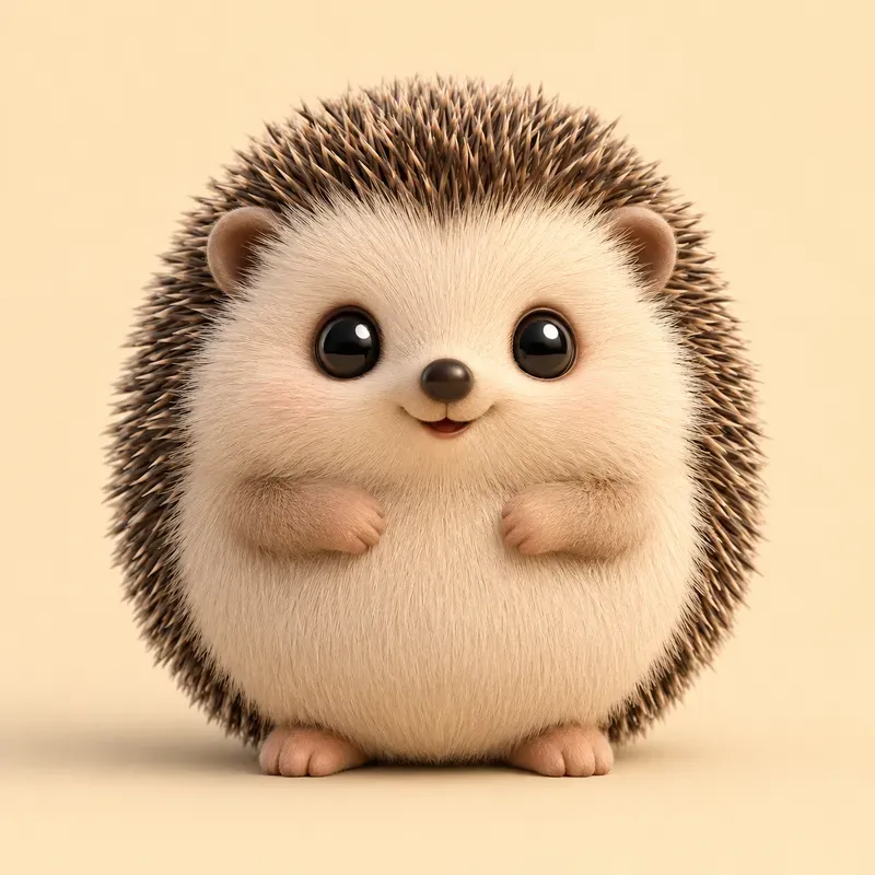 Cute Fluffy Mascot Animals