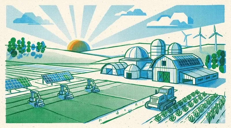 Retrofuturistic Risograph Illustrations
