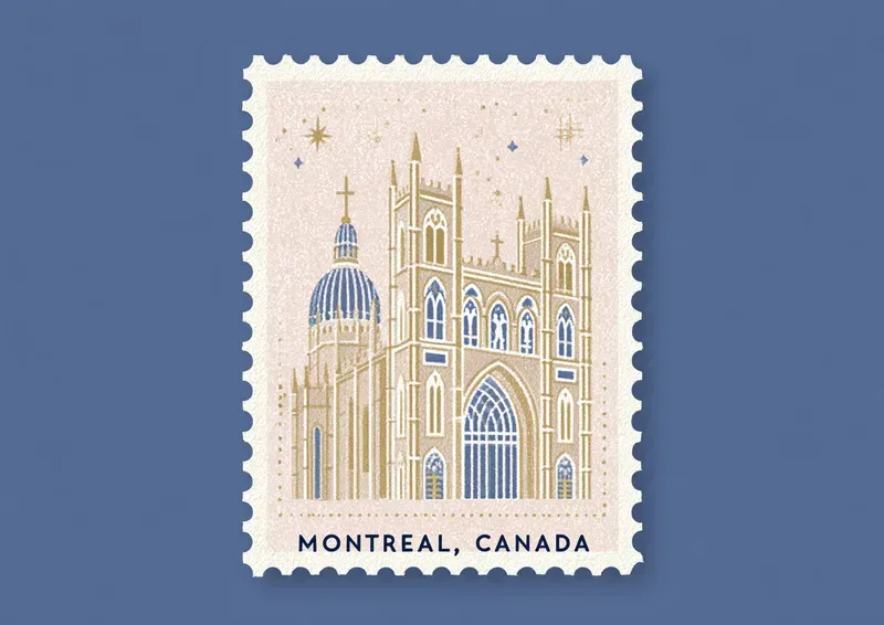 World Landmark Stamp Generator