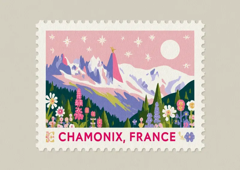 World Landmark Stamp Generator