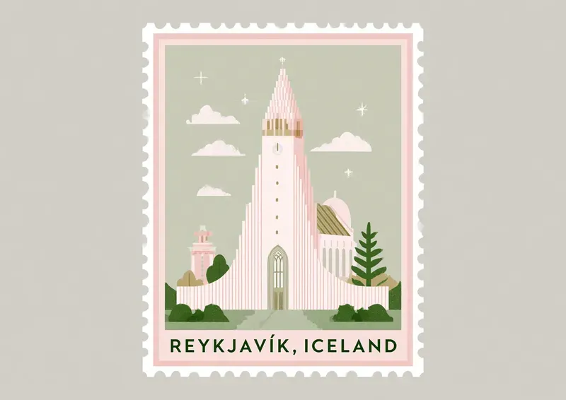 World Landmark Stamp Generator
