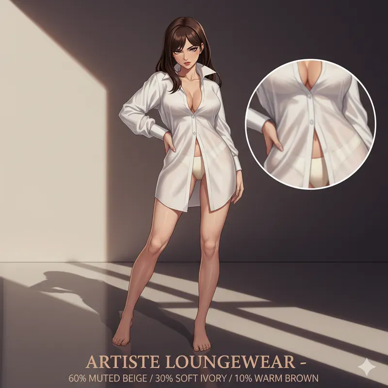 Seductive Anime Lingerie Layouts