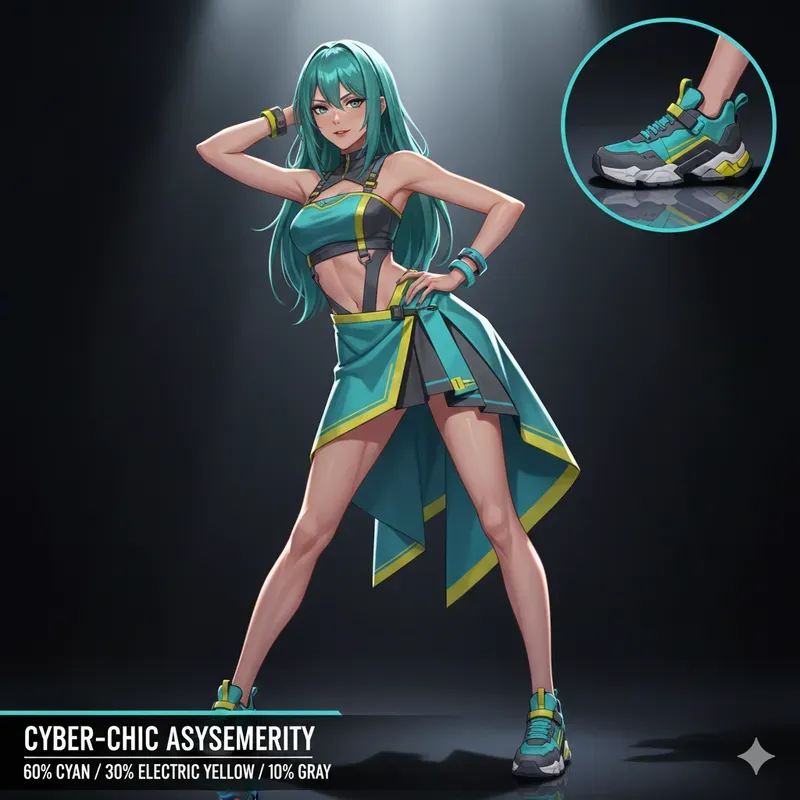 Seductive Anime Lingerie Layouts