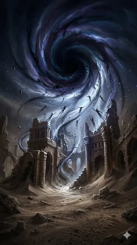 Epic Supernatural Horror Poster Art