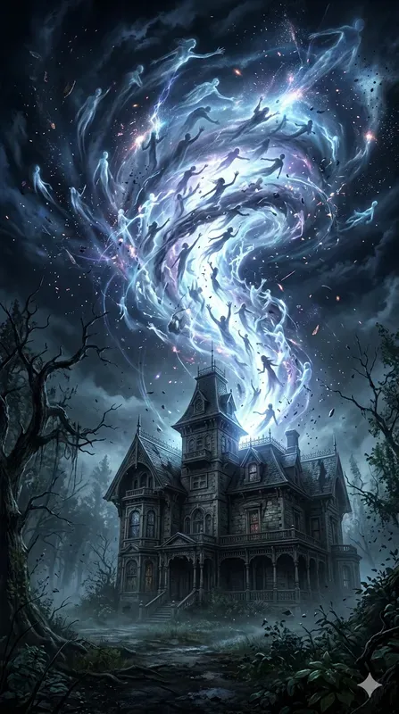 Epic Supernatural Horror Poster Art