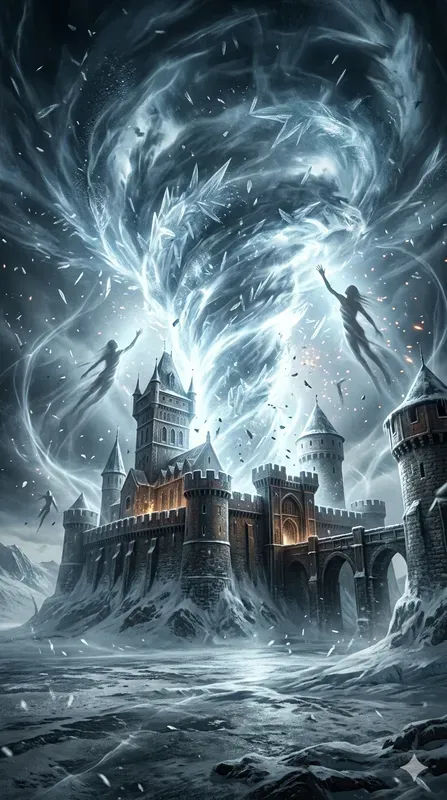 Epic Supernatural Horror Poster Art