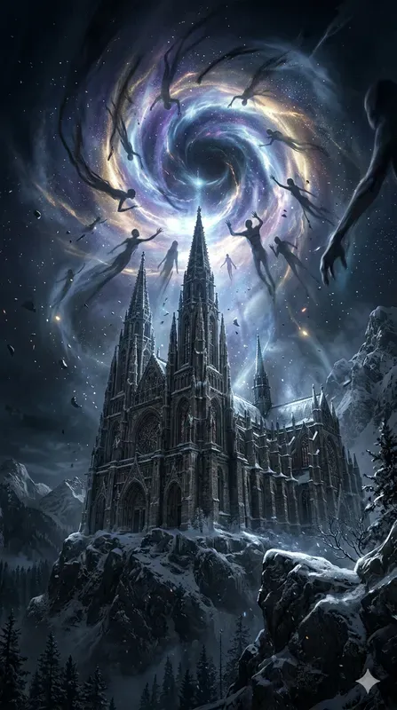 Epic Supernatural Horror Poster Art