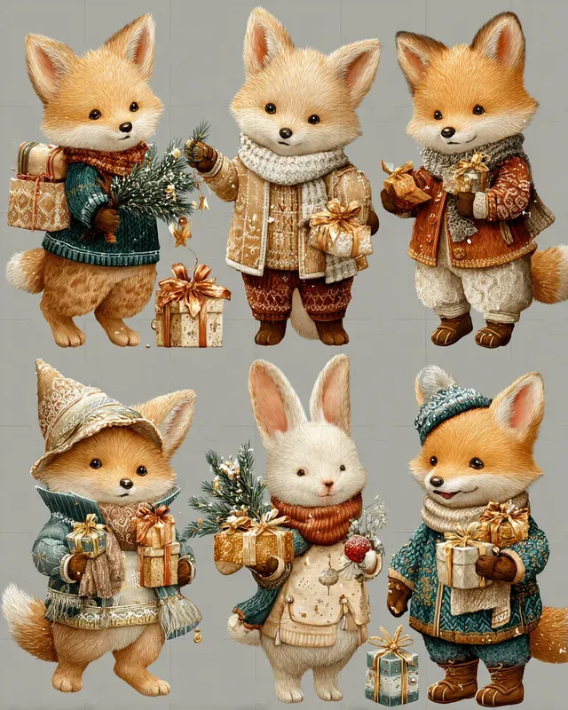 Cute Seasonal Character Sheets