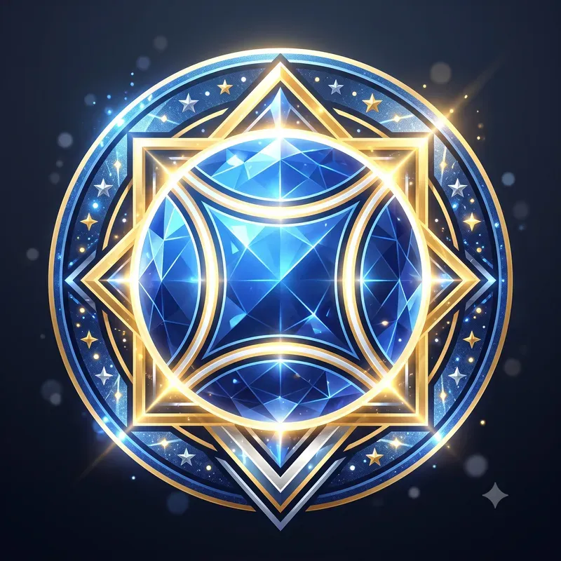 Modern Glowing Athletic Ball Emblems