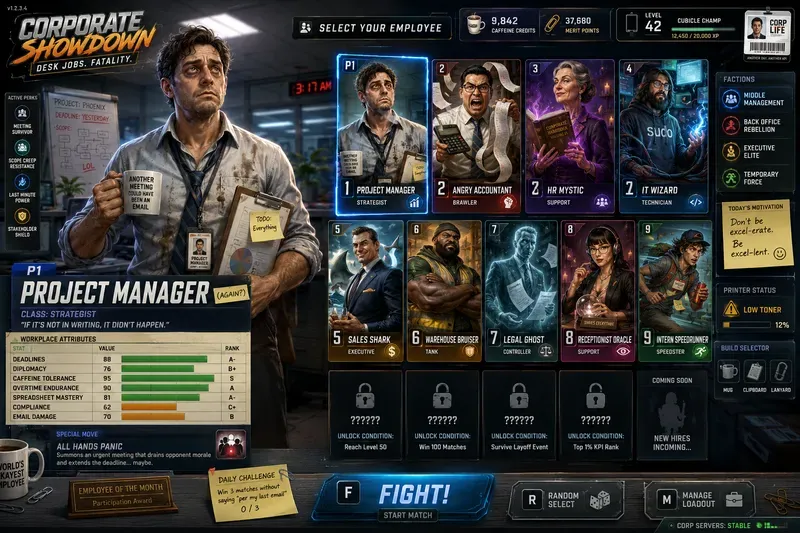 Character Select Screen Generator
