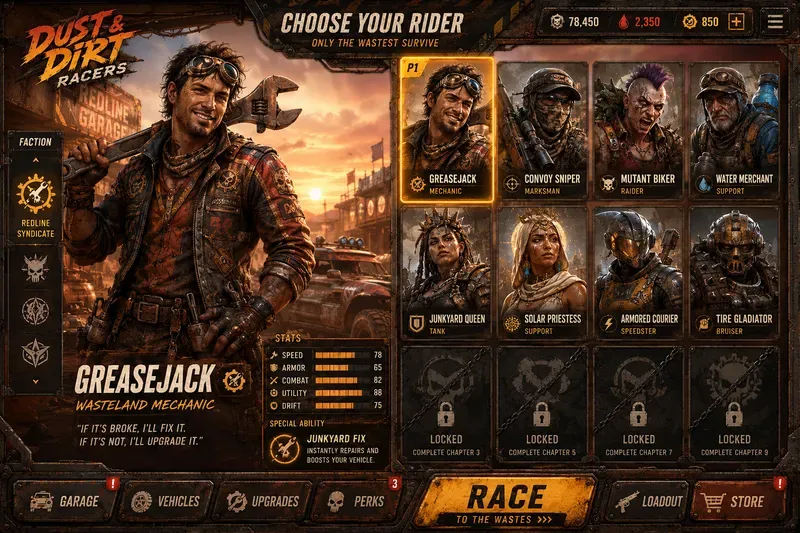Character Select Screen Generator