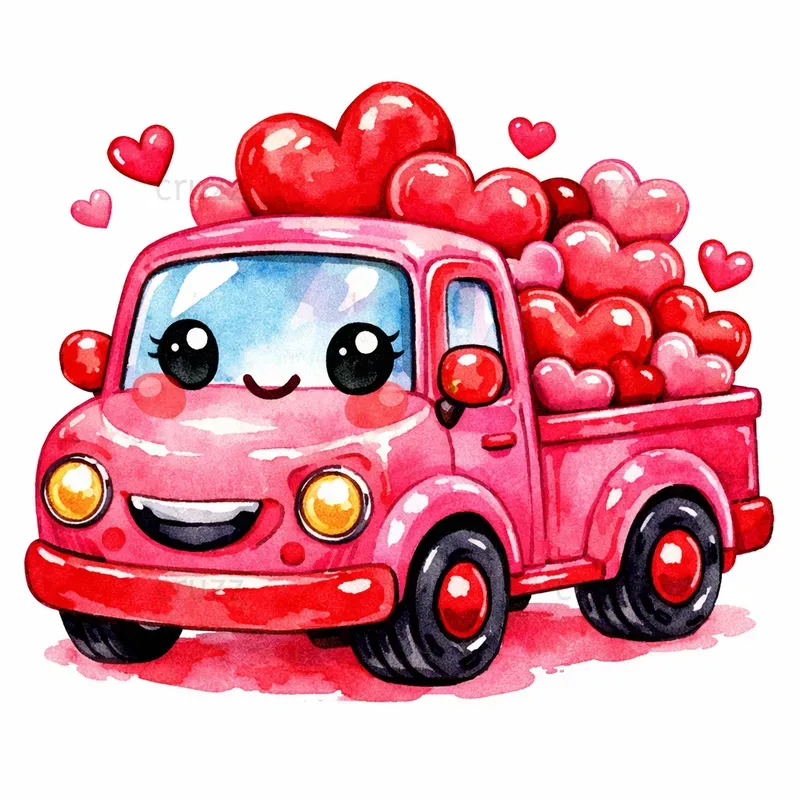 Cute Kawaii Valentine Clipart