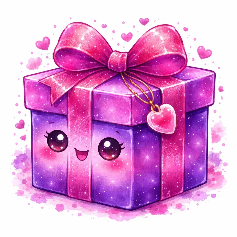 Cute Kawaii Valentine Clipart