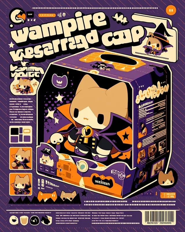Halloween Blind Box Character Posters