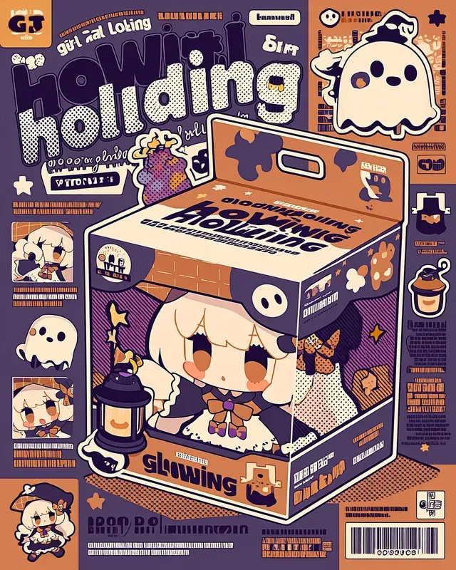 Halloween Blind Box Character Posters