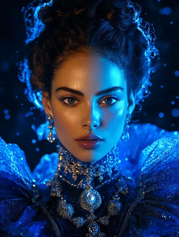 Neon Renaissance Portraits