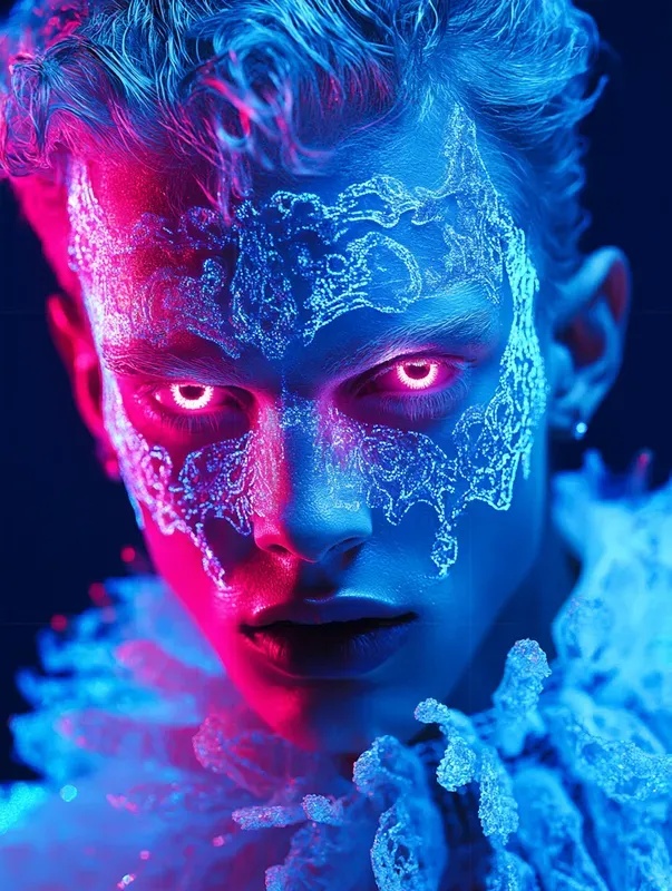 Neon Renaissance Portraits