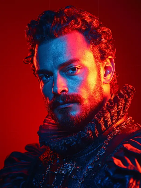 Neon Renaissance Portraits