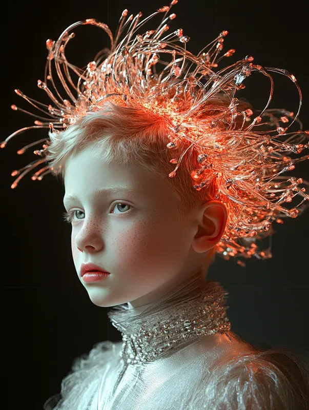 Neon Renaissance Portraits