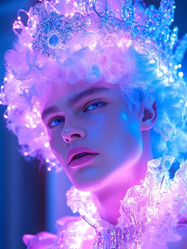 Neon Renaissance Portraits