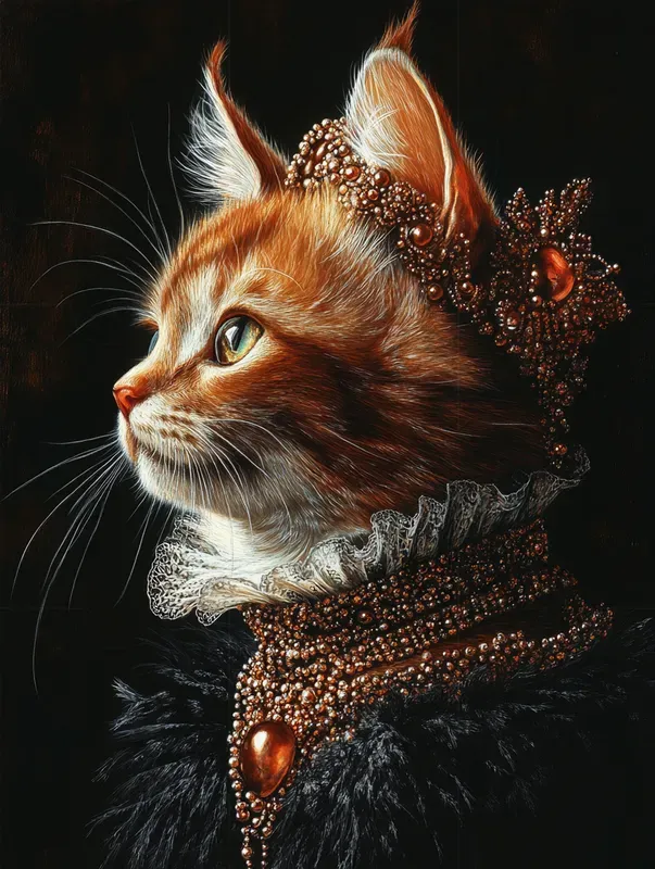 Neon Renaissance Portraits