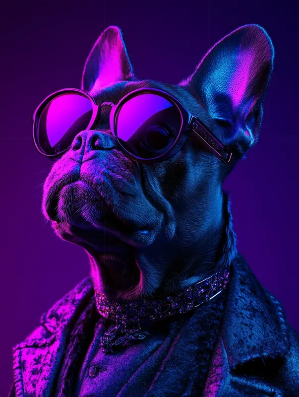 Neon Renaissance Portraits