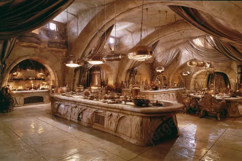 Star Wars Hutt Palace Interiors