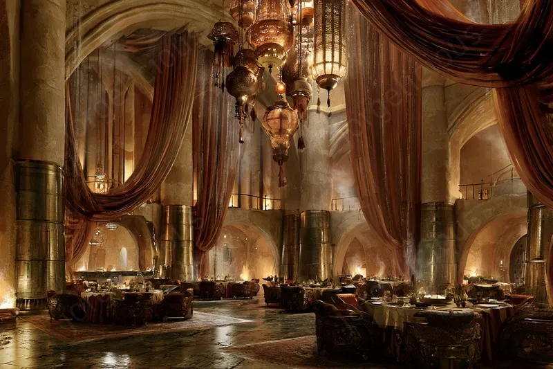 Star Wars Hutt Palace Interiors