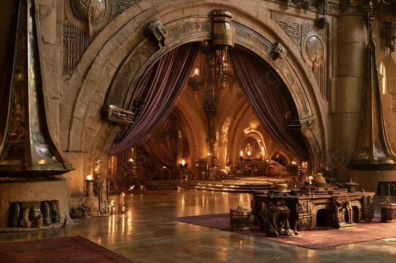 Star Wars Hutt Palace Interiors