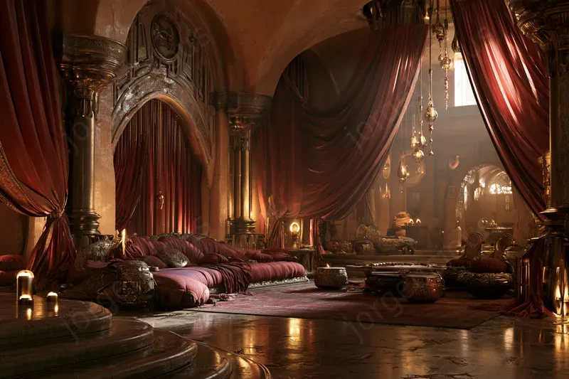 Star Wars Hutt Palace Interiors