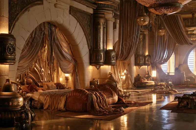 Star Wars Hutt Palace Interiors