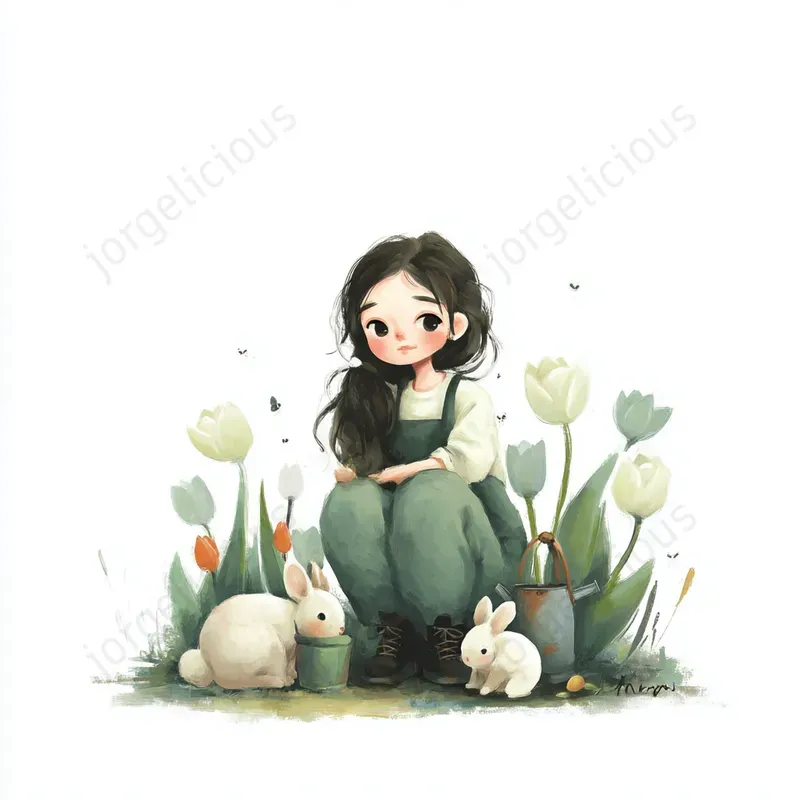 Delicate Watercolor Story Prints