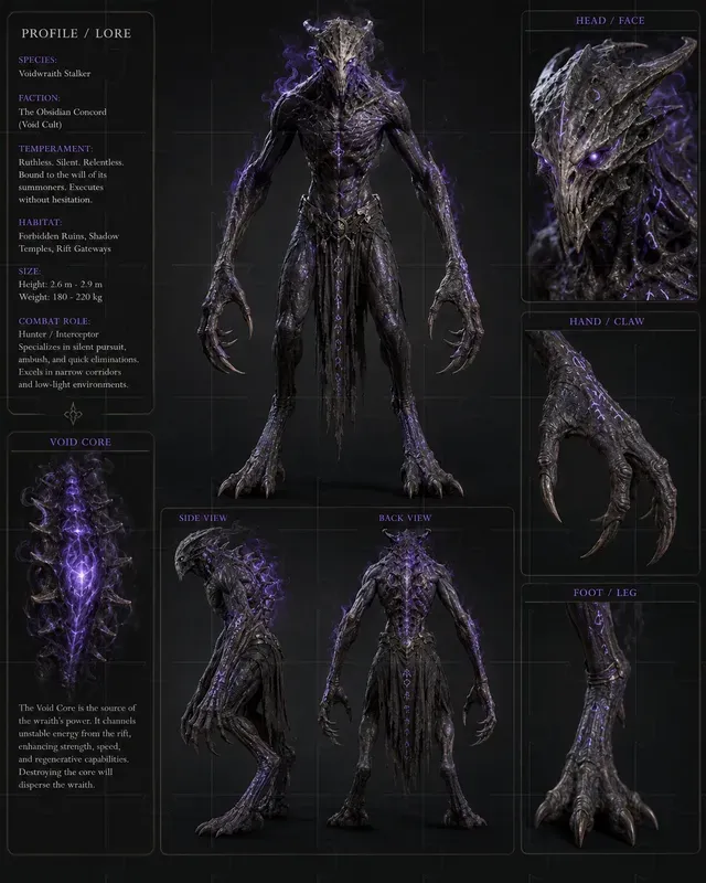 Realistic 3D Game Character Sheets
