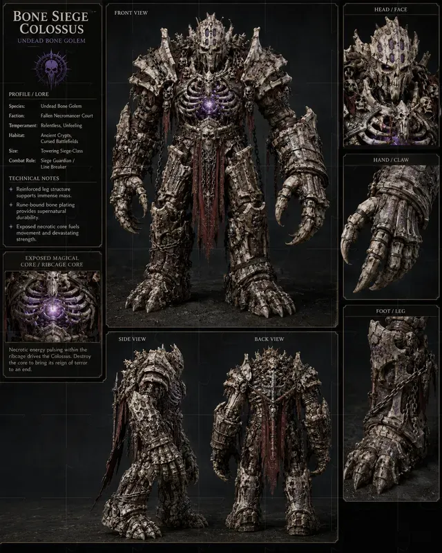 Realistic 3D Game Character Sheets