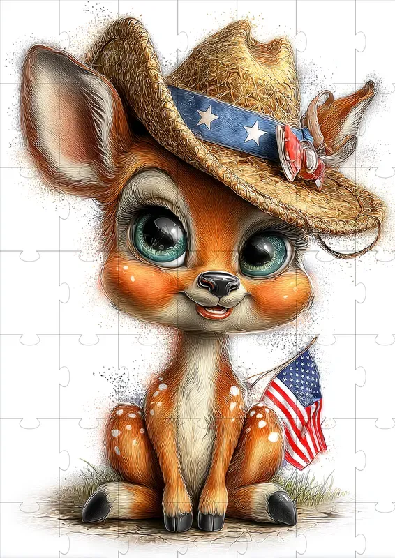 Patriotic Cute Characters