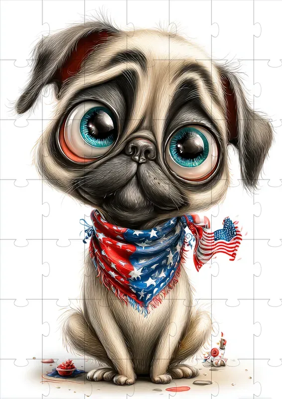 Patriotic Cute Characters
