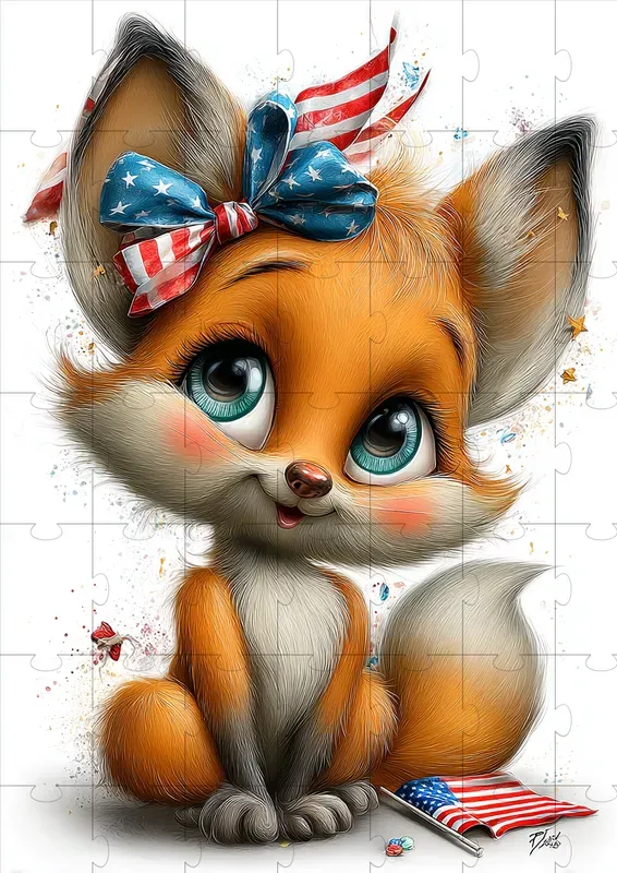 Patriotic Cute Characters