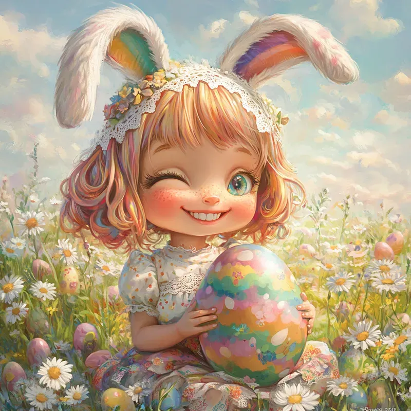 Whimsical Easter Characters