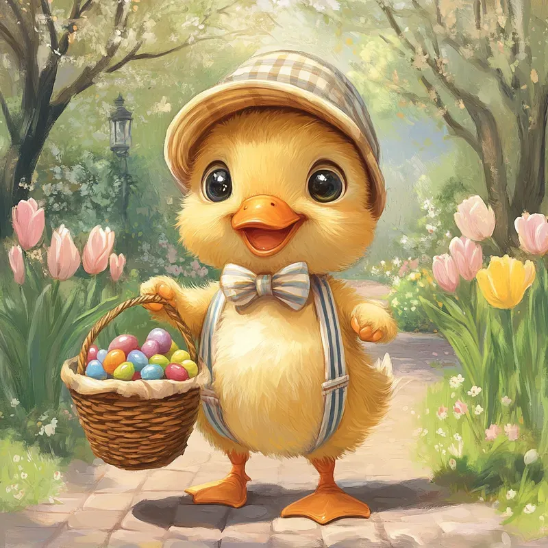 Whimsical Easter Characters