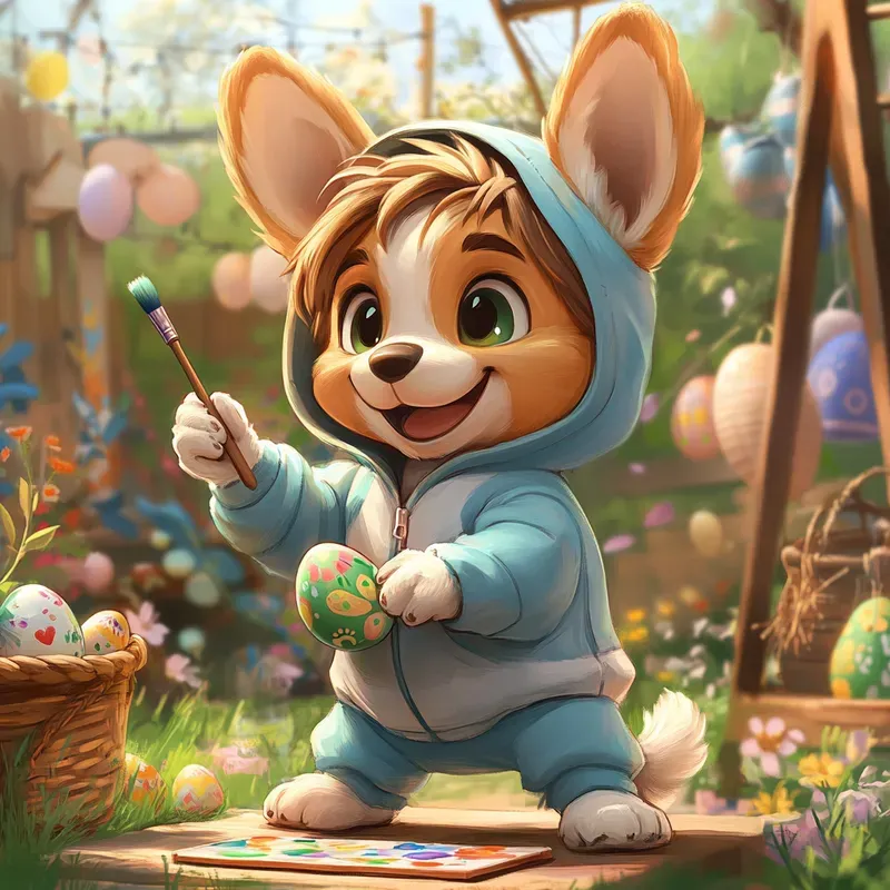Whimsical Easter Characters