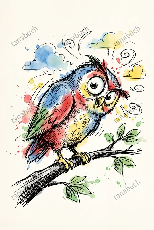 Expressive Comic Sketch Illustrations