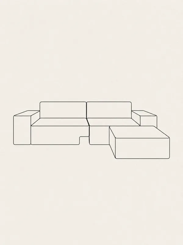 Minimalist Line Art Brutalist Furniture