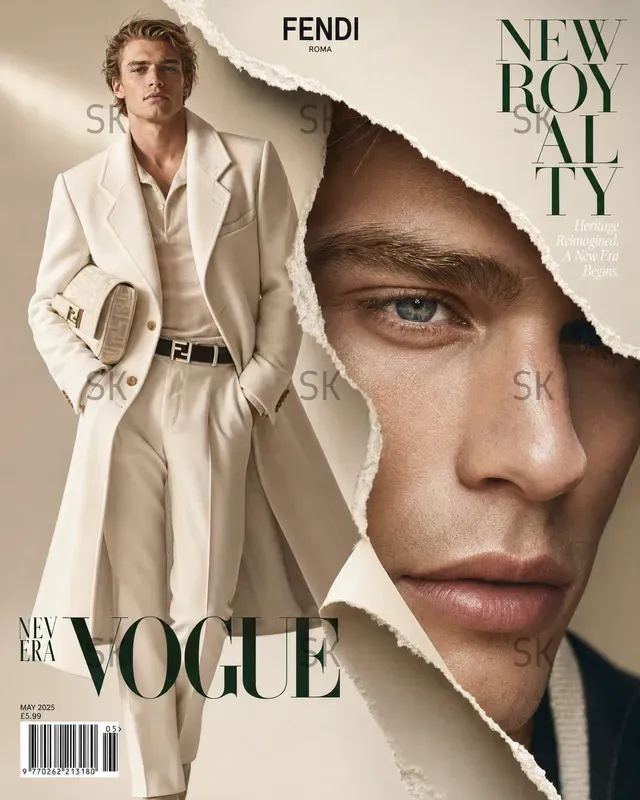 Cinematic Vogue Magazine Torn Covers