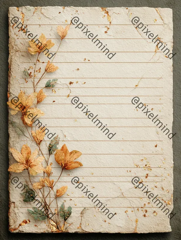 Crystal Corners Vintage Notebook Pages