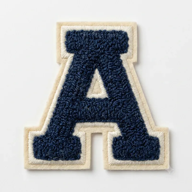 Retro Chenille Embroidery Patch Art