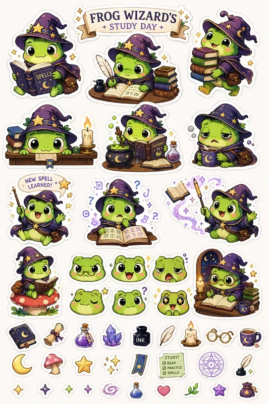 Mascot Sticker Sheet Generator